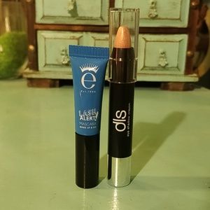 Lash alert mascara and dls eyeshadow crayon